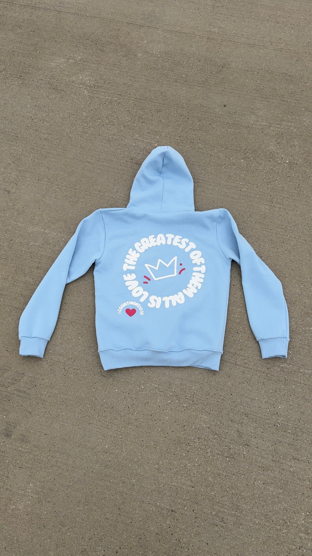 Spread The Love Of Jesus Hoodie Blue